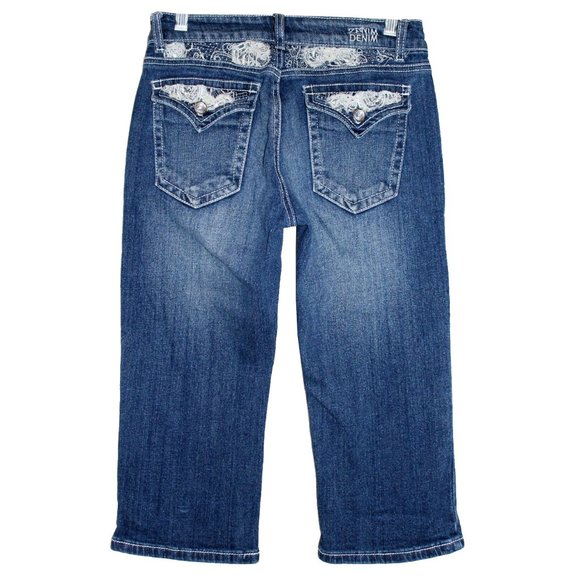 Zenim Denim Jr/ Misses Capri Jean Size 0 - Picture 4 of 13